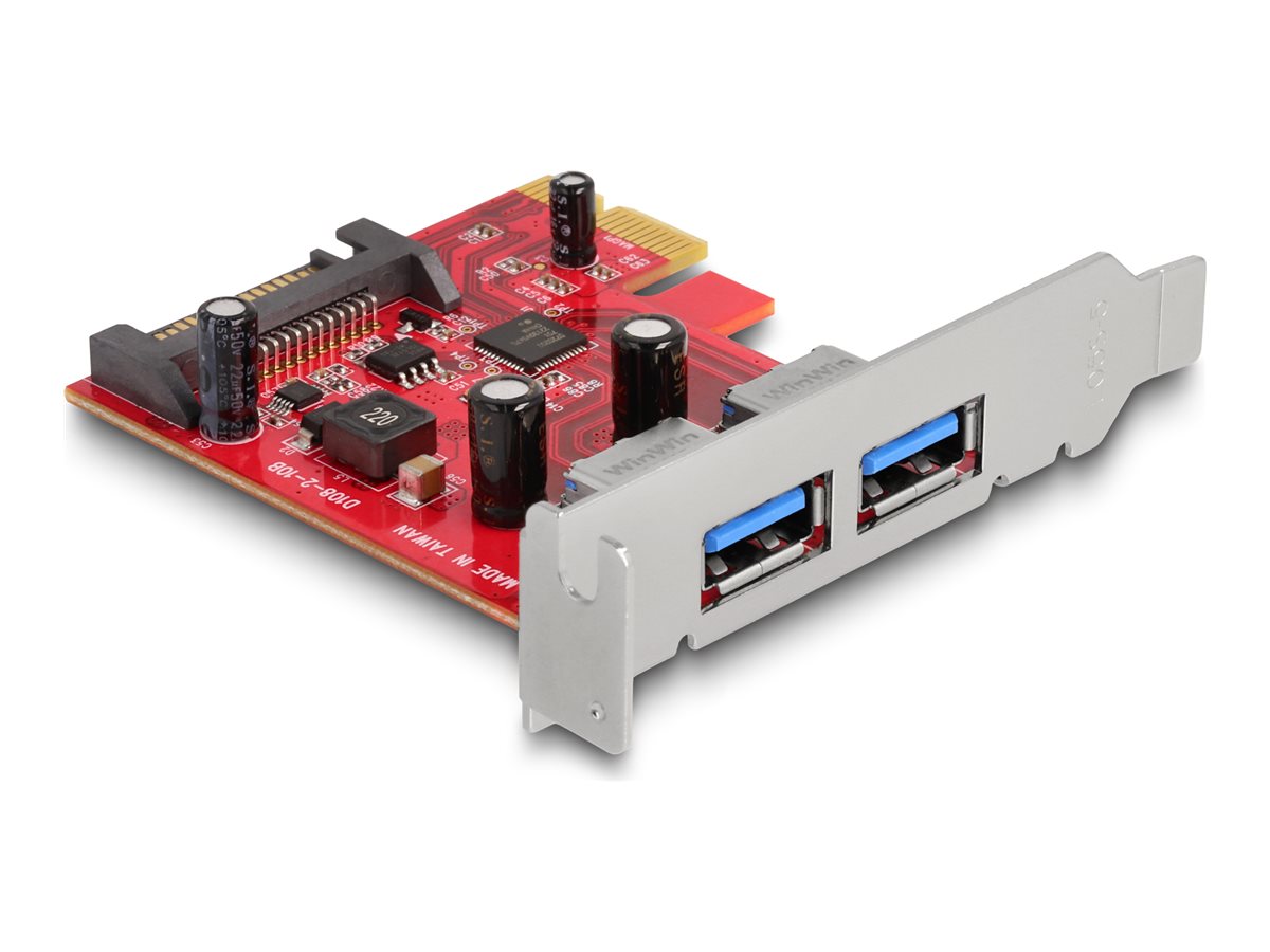 DELOCK PCI Express x1 Karte Vorderansicht
