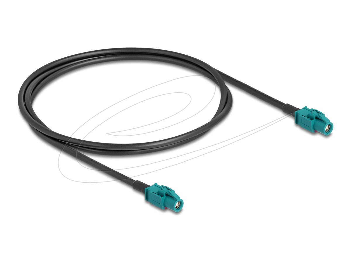 DELOCK Kabel HSD Z Buchse zu HSD Z Buchse 1m - Vorderansicht
