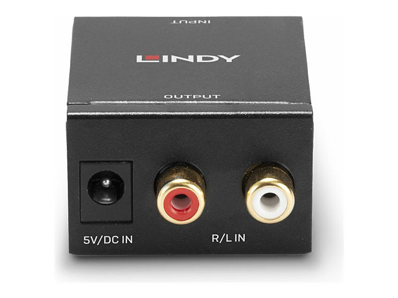 LINDY AD-Wandler RCA an TosLink optisch Detailansicht