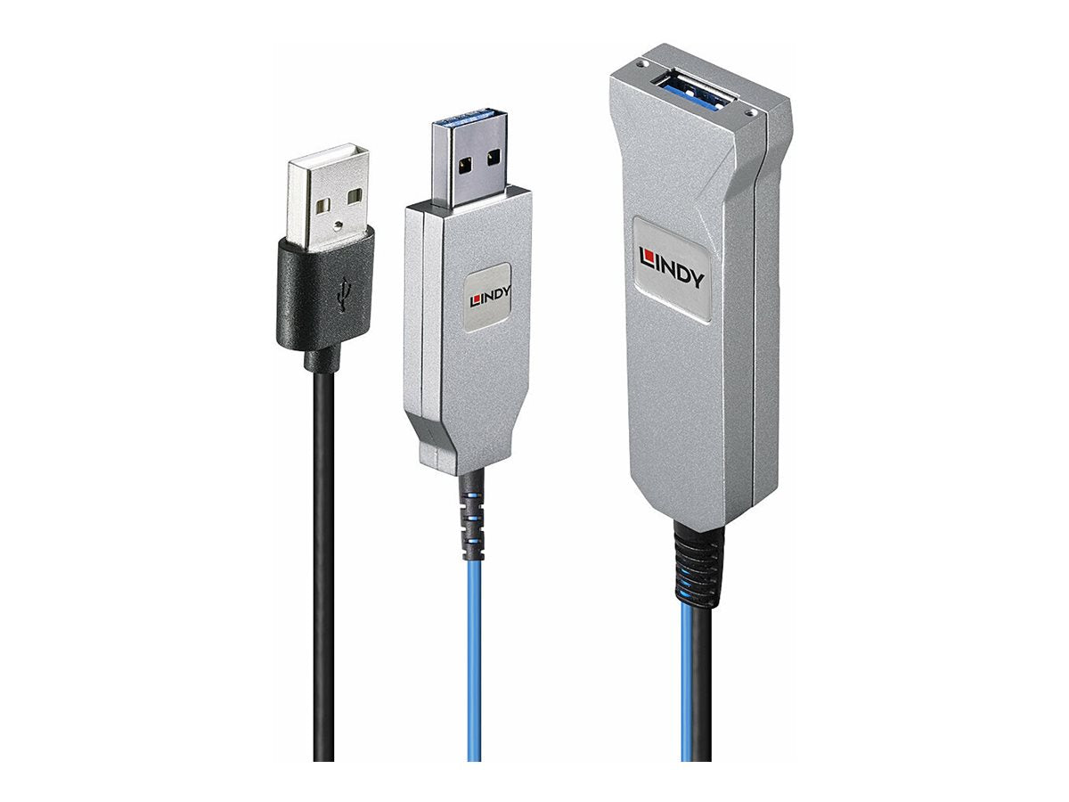LINDY 30m Fibre Optic USB 3.0 Kabel - Vorderansicht