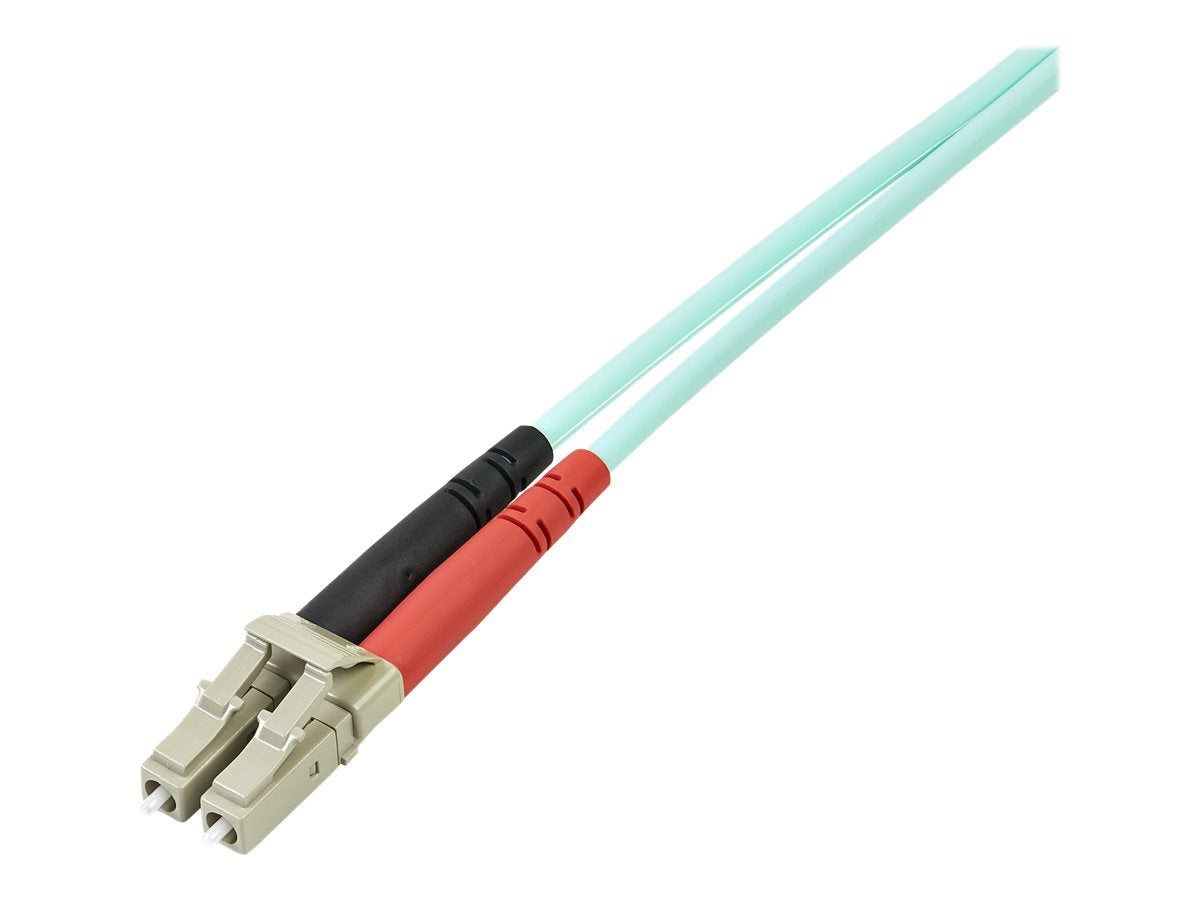 STARTECH.COM 5m 10Gb Aqua LC/LC Duplex 50/125 Multimode LSZH Fiber Cable Anschlussansicht