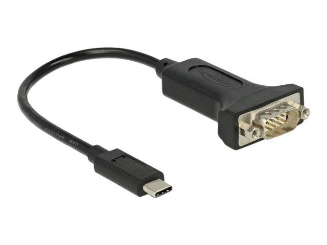 DELOCK Adapter USB Type-C > 1 x Seriell DB9 RS-232