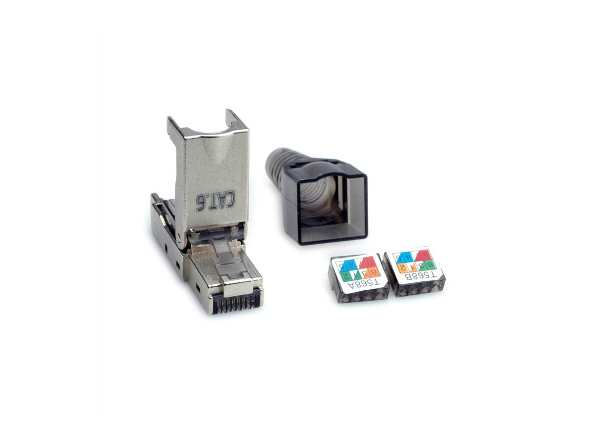 VALUE feldkonfektionierbarer RJ-45 Stecker Kat.6 Class E STP - Detailansicht