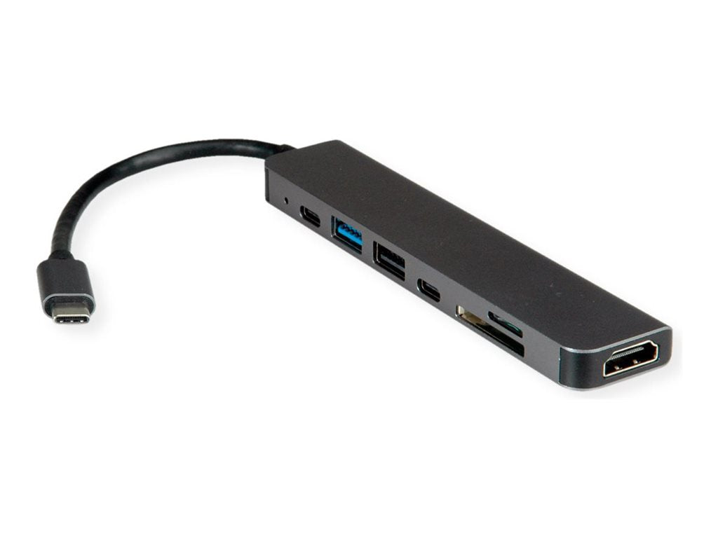 VALUE USB Typ C Dockingstation HDMI 4K60 Vorderansicht