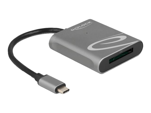 DELOCK USB Type-C Card Reader für XQD 2.0 Speicherkarten