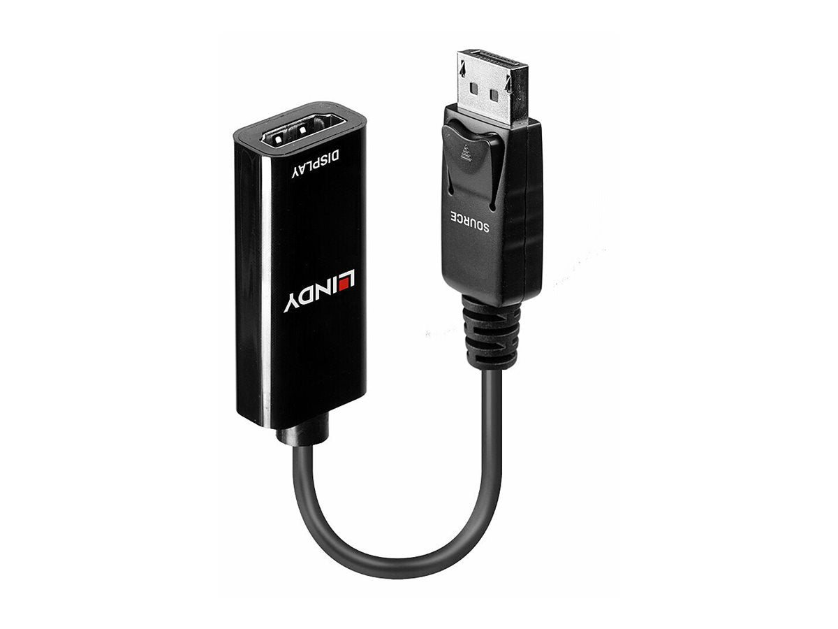 LINDY DisplayPort an HDMI 4K Adapterkabel Vorderansicht