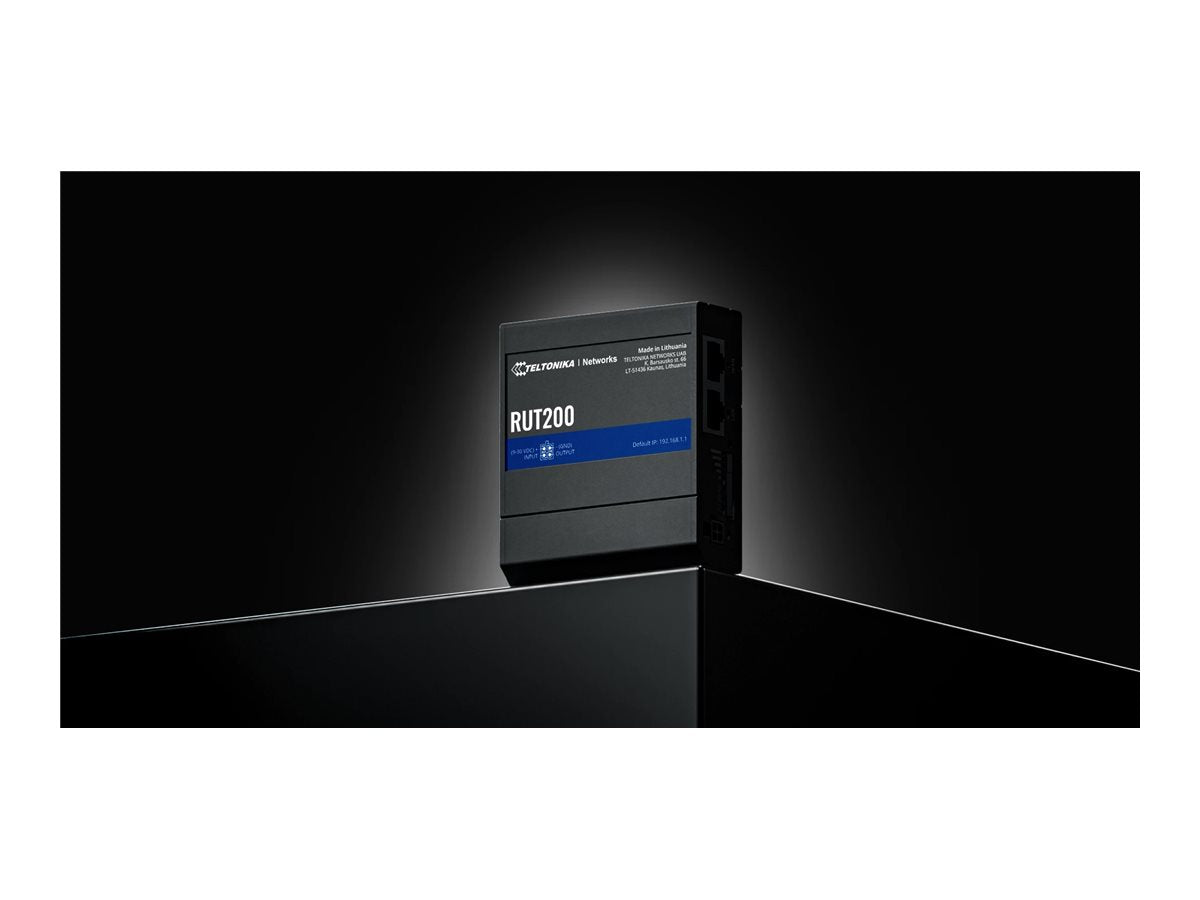 TELTONIKA NETWORKS RUT200 4G/LTE/3G/2G WiFi Router Vorderansicht