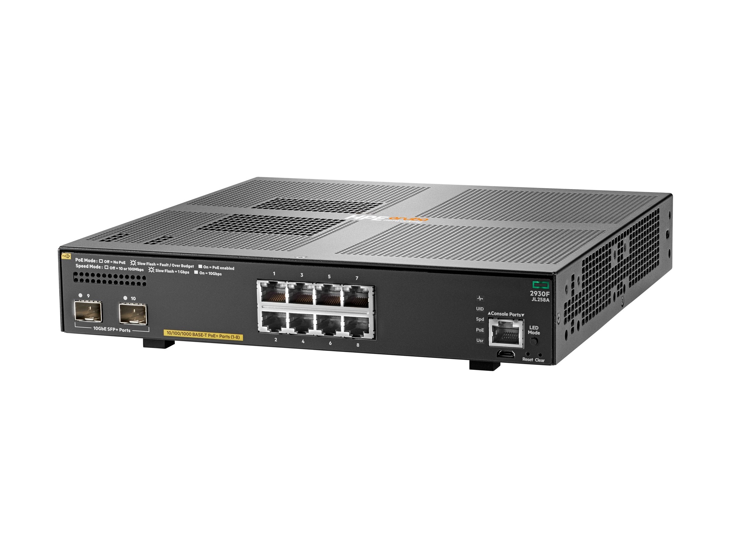 ARUBA HPE Aruba 2930F 8G PoE+ 2SFP+ Switch Verpackung