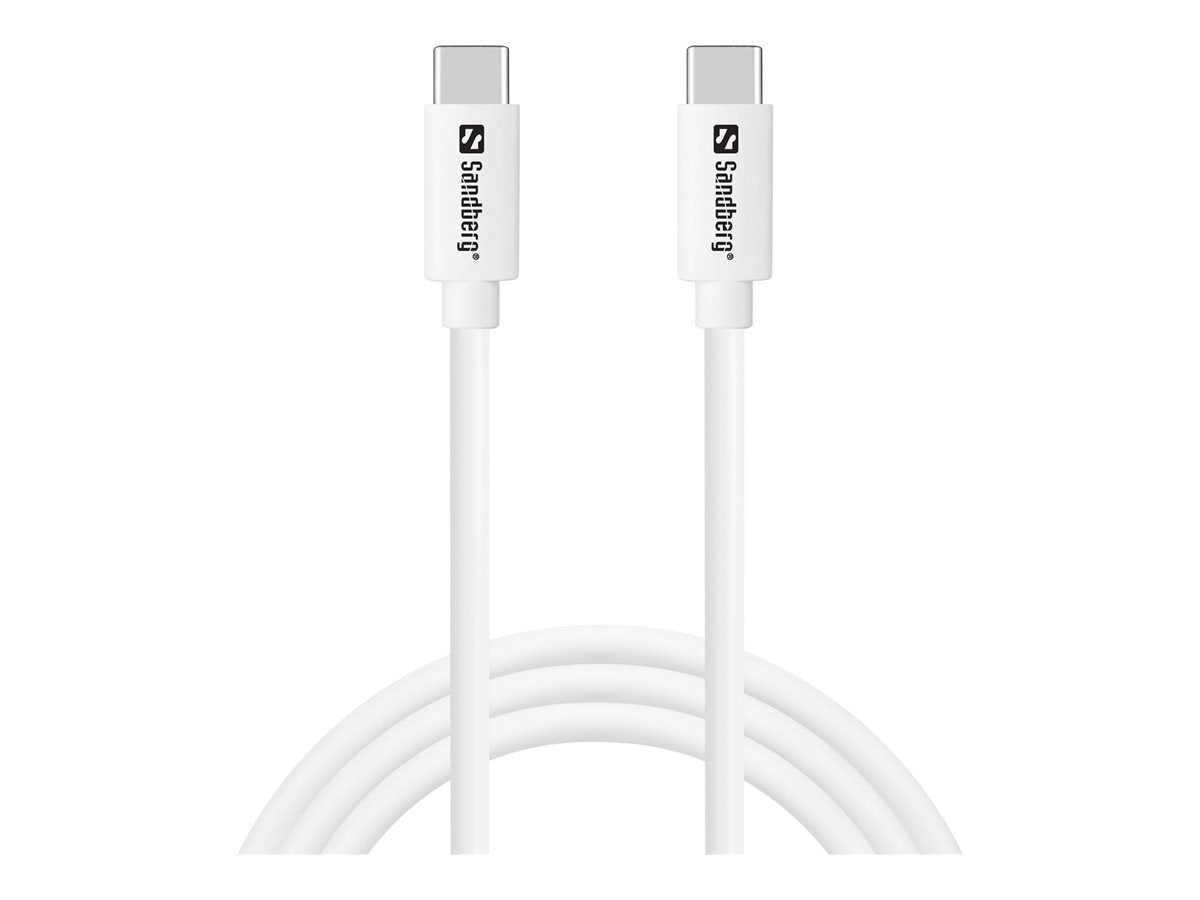 SANDBERG USB-C > USB-C 65W 1M SAVER Vorderansicht