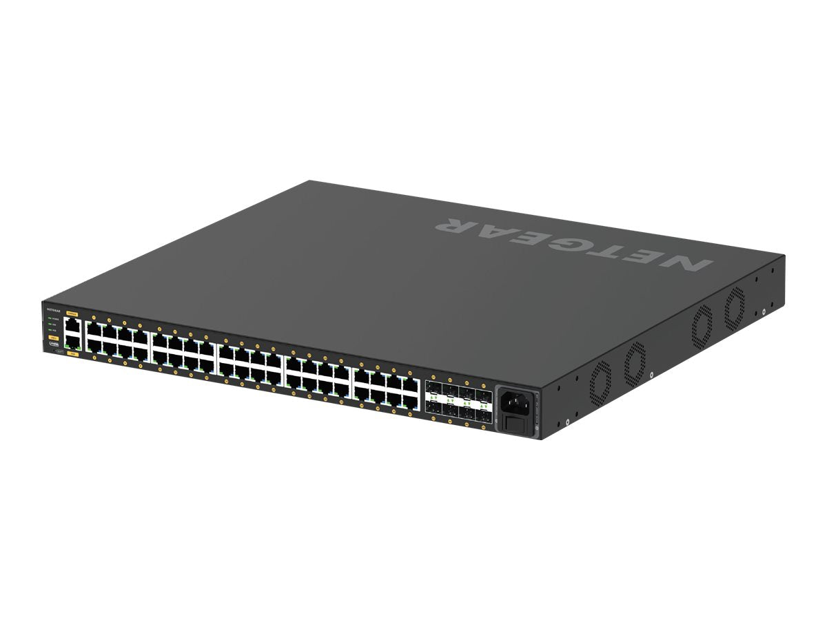 NETGEAR AV Line M4250-40G8XF-PoE+ 40x1G PoE+ Managed Switch - Vorderansicht