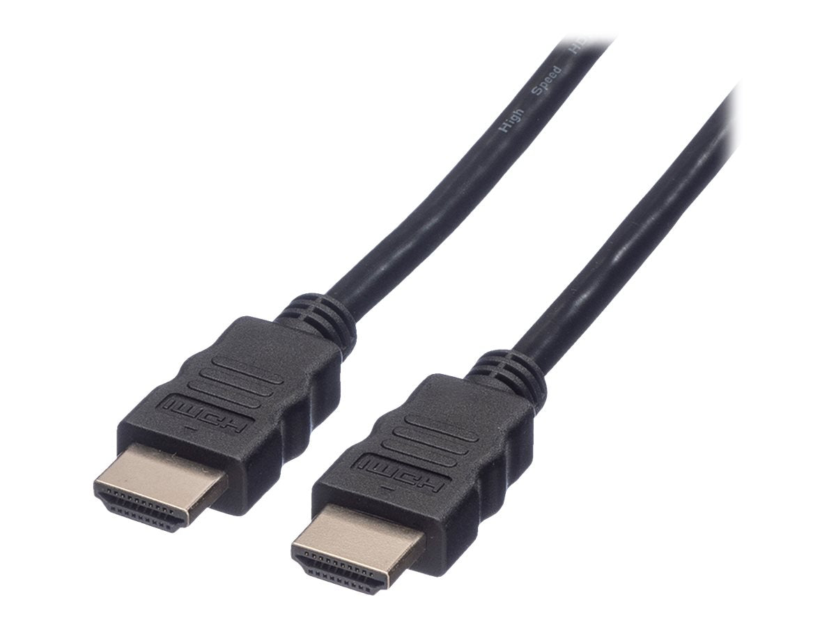 ROLINE HDMI High Speed Kabel mit Ethernet 5m - Vorderansicht