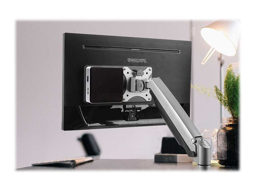 NEOMOUNTS Thin Client PC Halter VESA 75/100 schwarz - Montageansicht