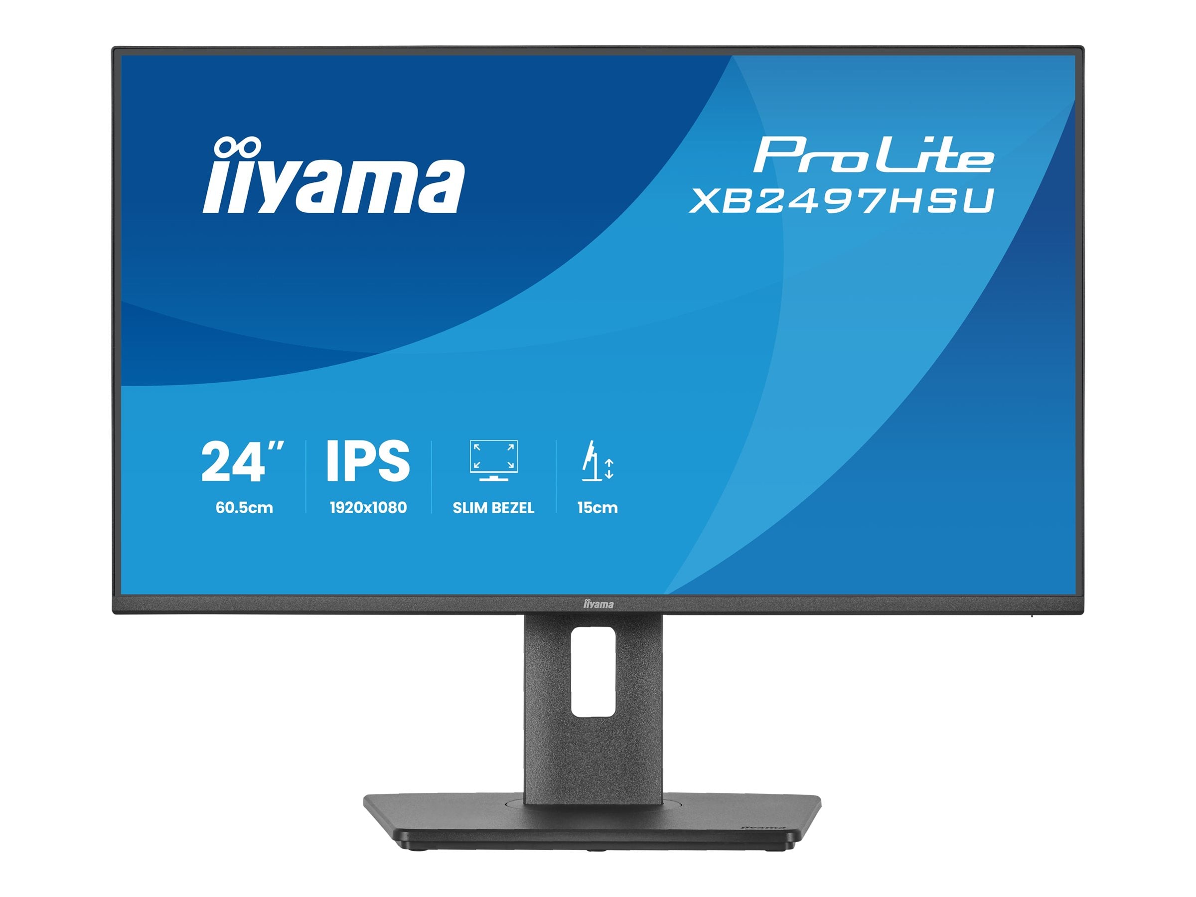 IIYAMA ProLite XB2497HSU-B1 Monitor Vorderansicht
