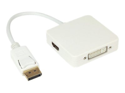 JJ COMPUTER JOUJYE AVC 191-0.2m DP DVI-HDMI-DP 3in1 Adapter Vorderansicht