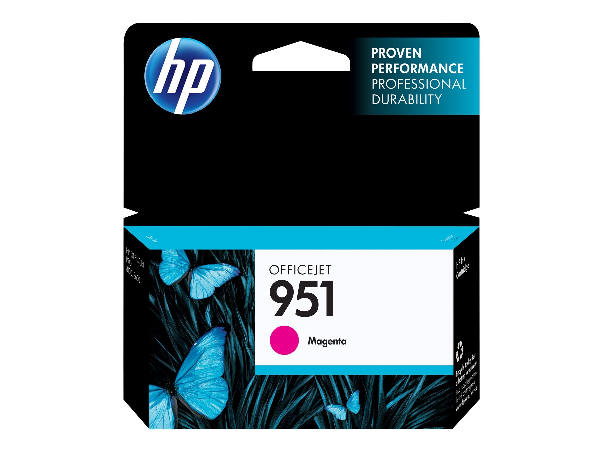 HP 951 Magenta Officejet Tintenpatrone Vorderansicht