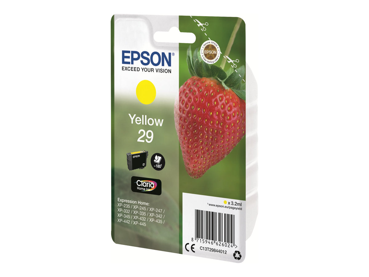 EPSON 4LB Singlepack Yellow 29 Claria Home Ink im Einsatz