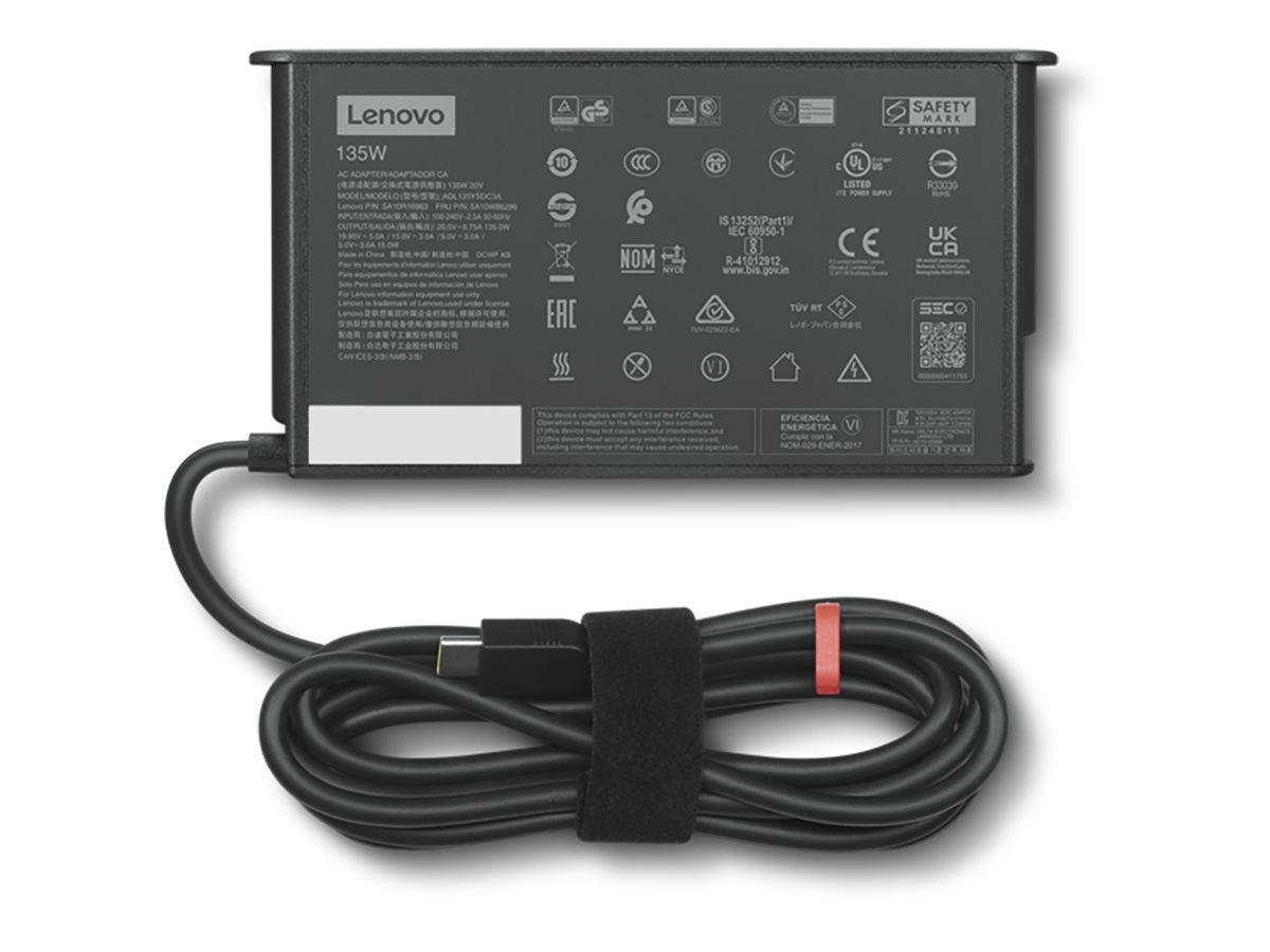 LENOVO ThinkPad 135W AC Adapter USB-C Vorderansicht
