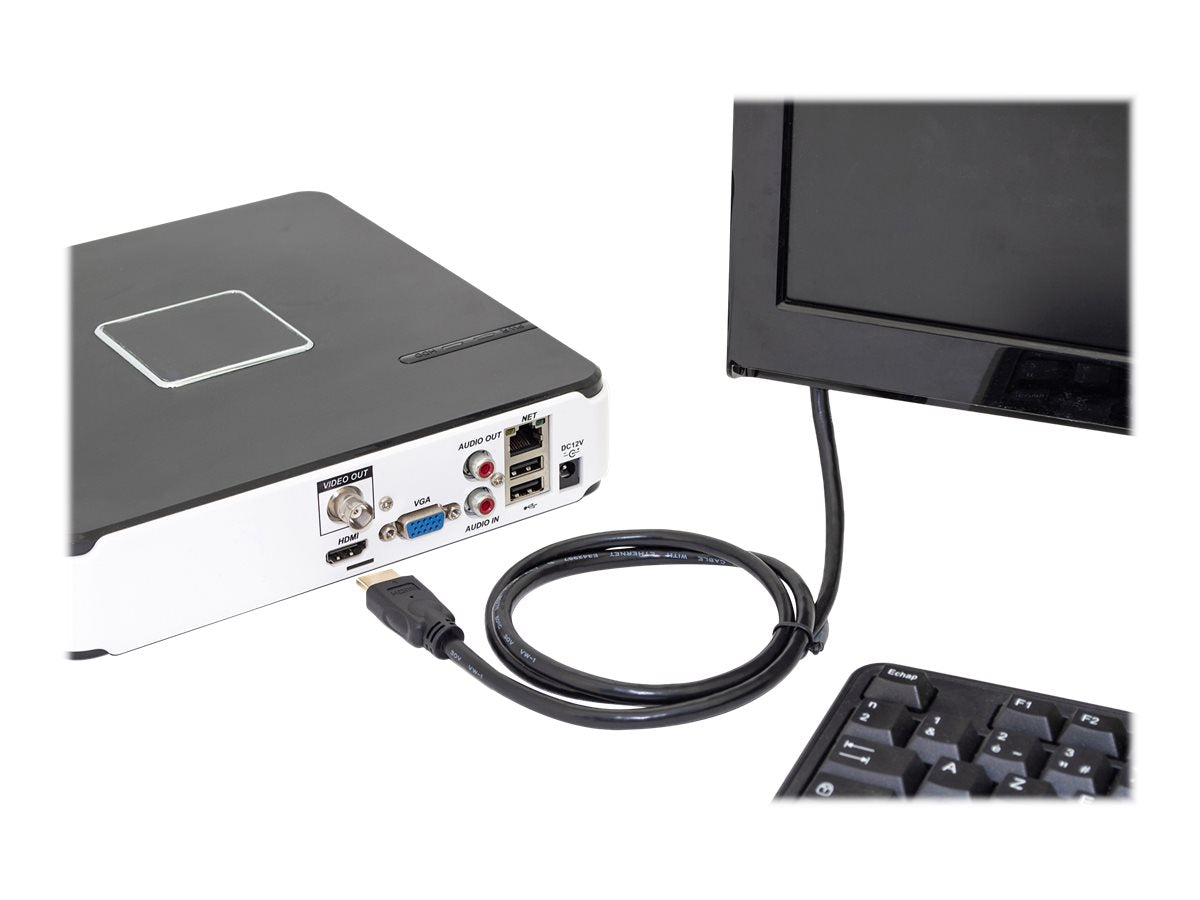 DIGITUS HDMI High Speed Anschlusskabel Typ A St/St 5.0m Anschluss