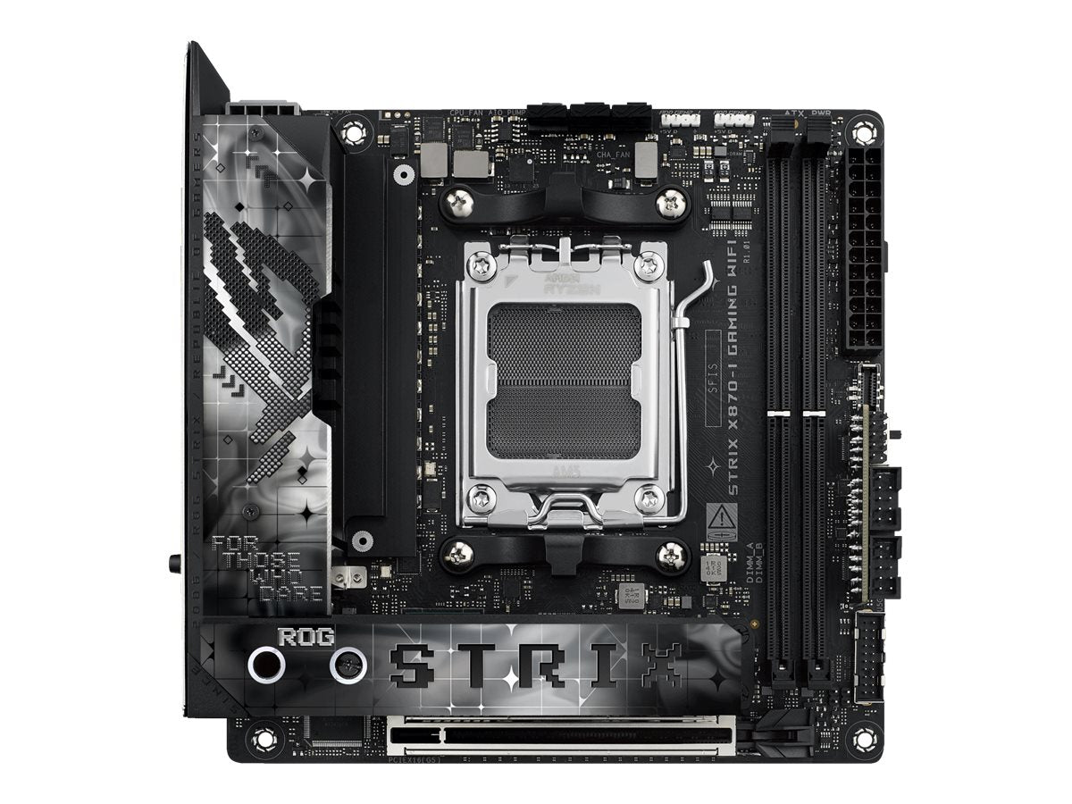 ASUS ROG STRIX X870-I GAMING WIFI AM5 DDR5 mini ITX MB Vorderansicht