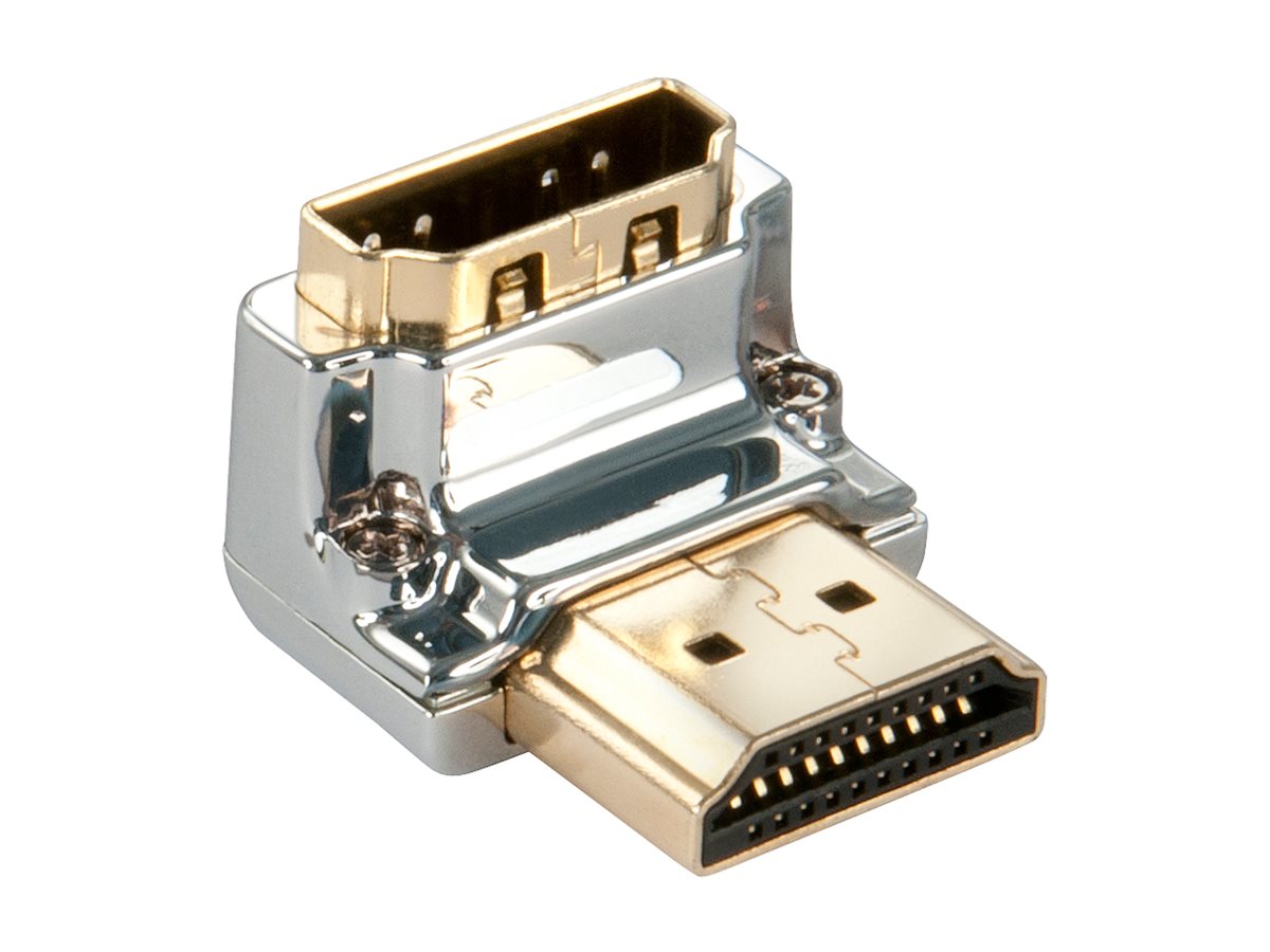 LINDY CROMO HDMI Adapter 90grad runter Stecker Typ AM an Typ AF - Verpackung