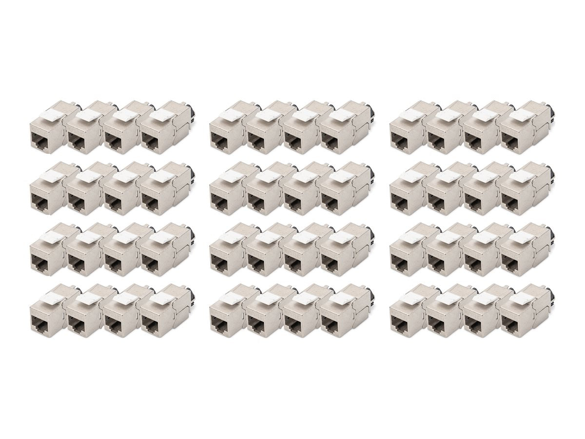 DIGITUS CAT 6A Keystone Jack shielded 48 pcs. tool free connection