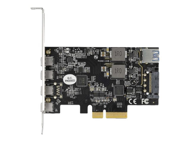 DELOCK PCI Express x4 Karte Rückansicht