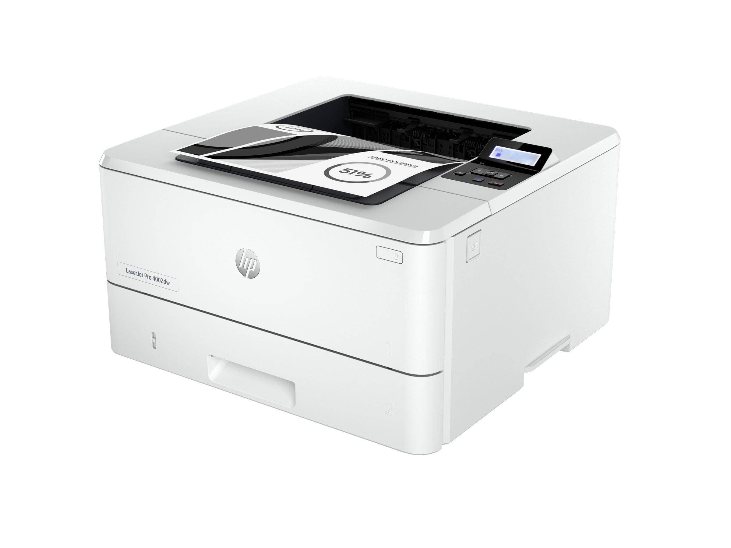 HP LaserJet Pro 4002dw Drucker Seitenansicht