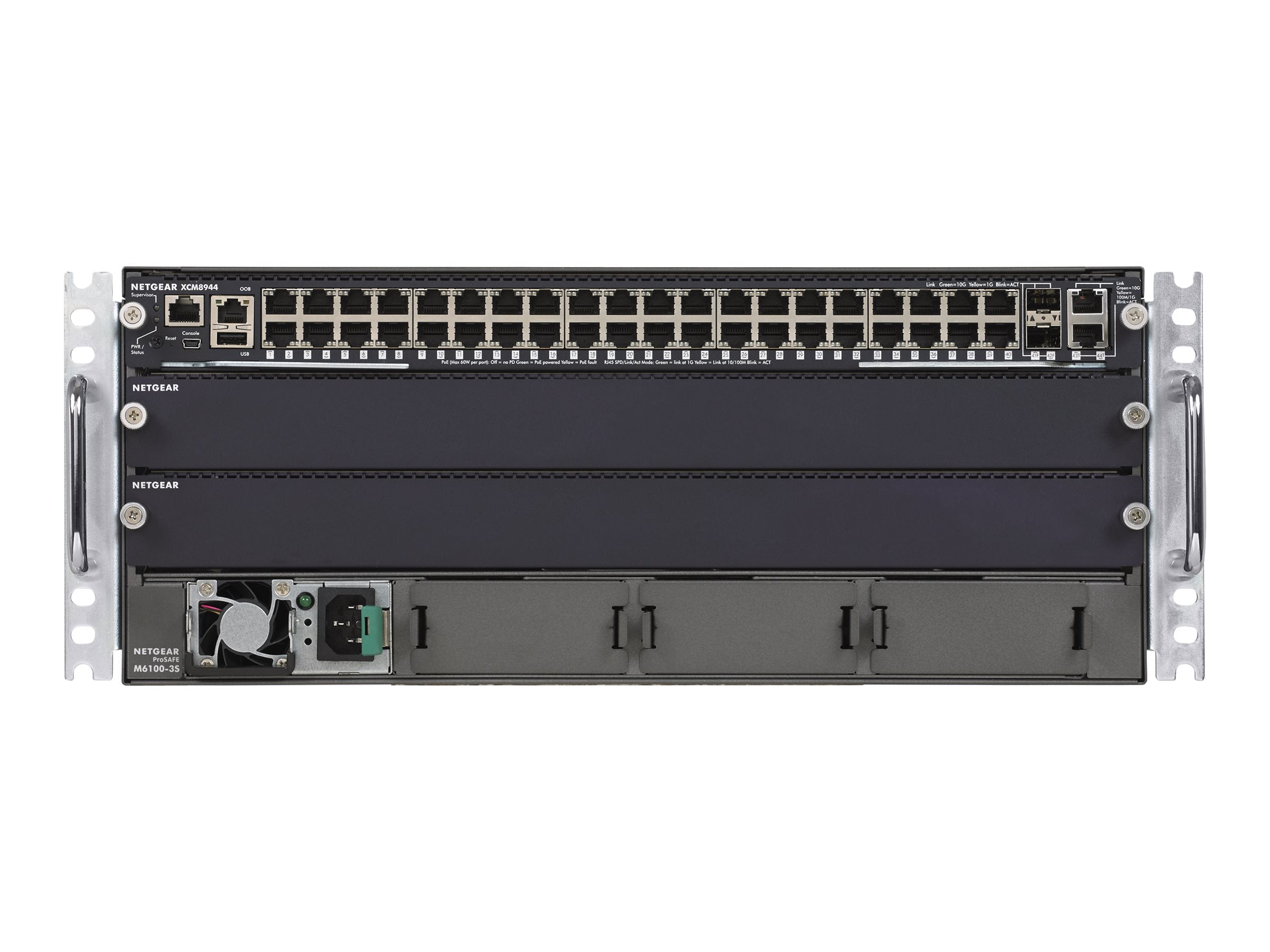 NETGEAR M6100-44GF3 Chassis Starter Kit Bundle Verpackung