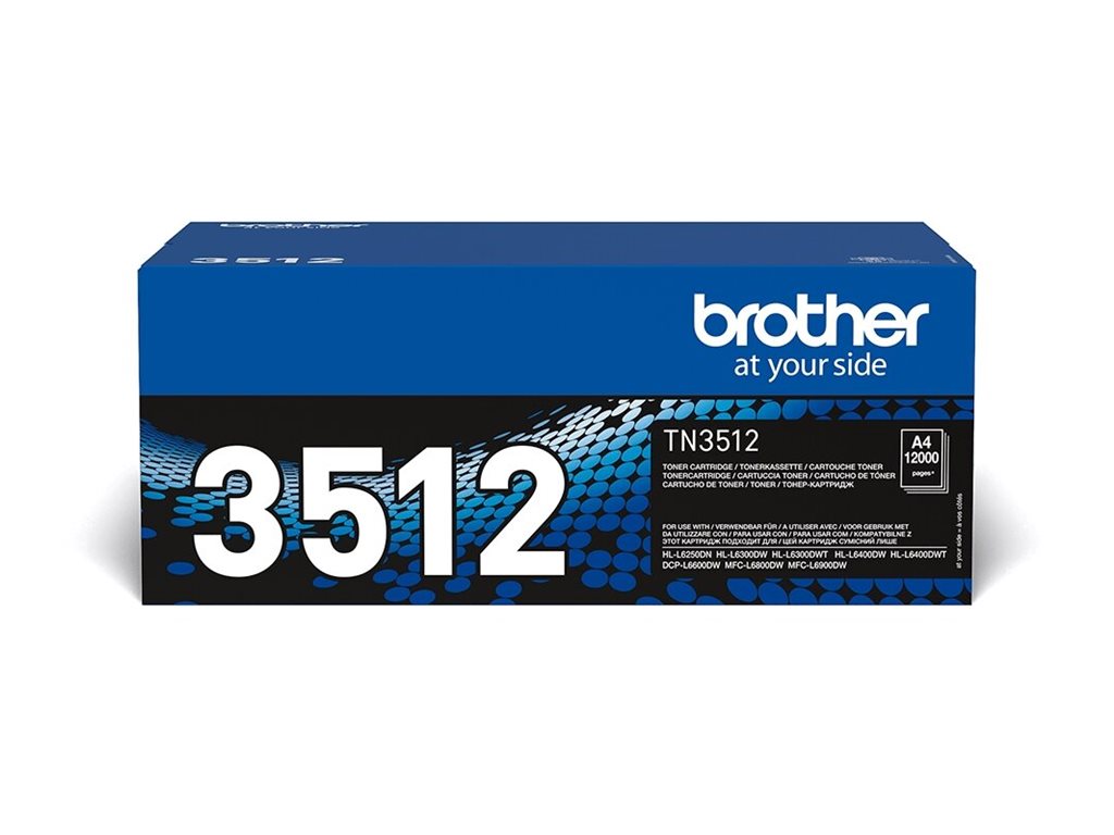 BROTHER TN3512 Tonerkartusche Schwarz - Vorderansicht