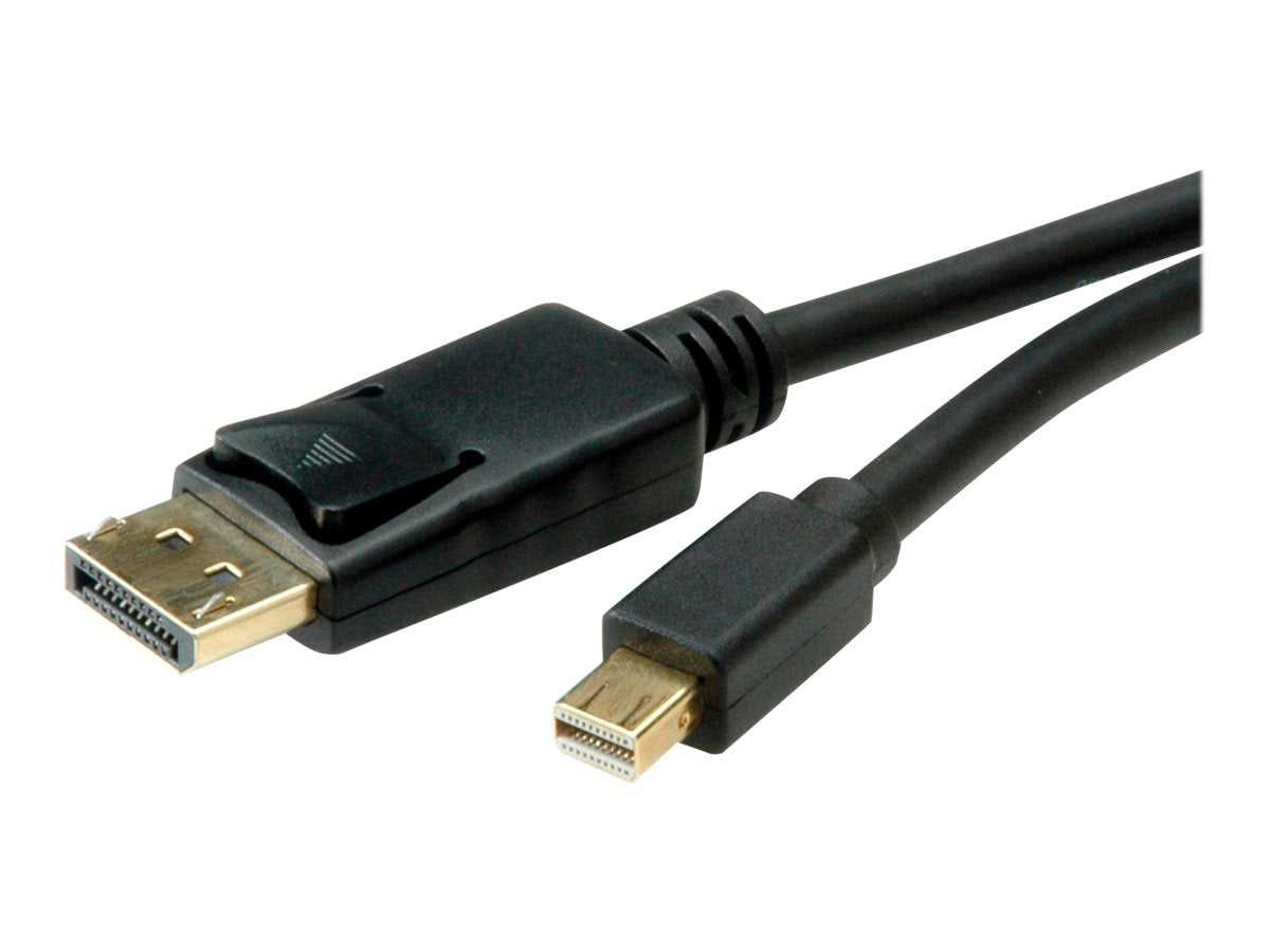 ROLINE Mini DisplayPort Kabel v1.4mDP Vorderansicht