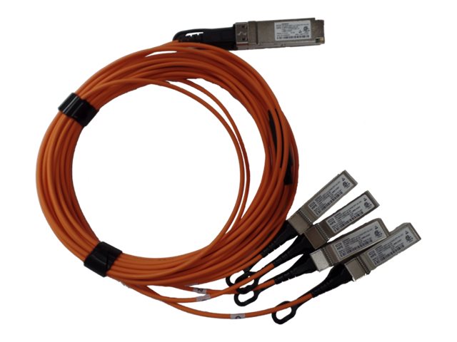 HPE 40GbE QSFP+ to 4x10GbE SFP+ 5m AOC Verpackung