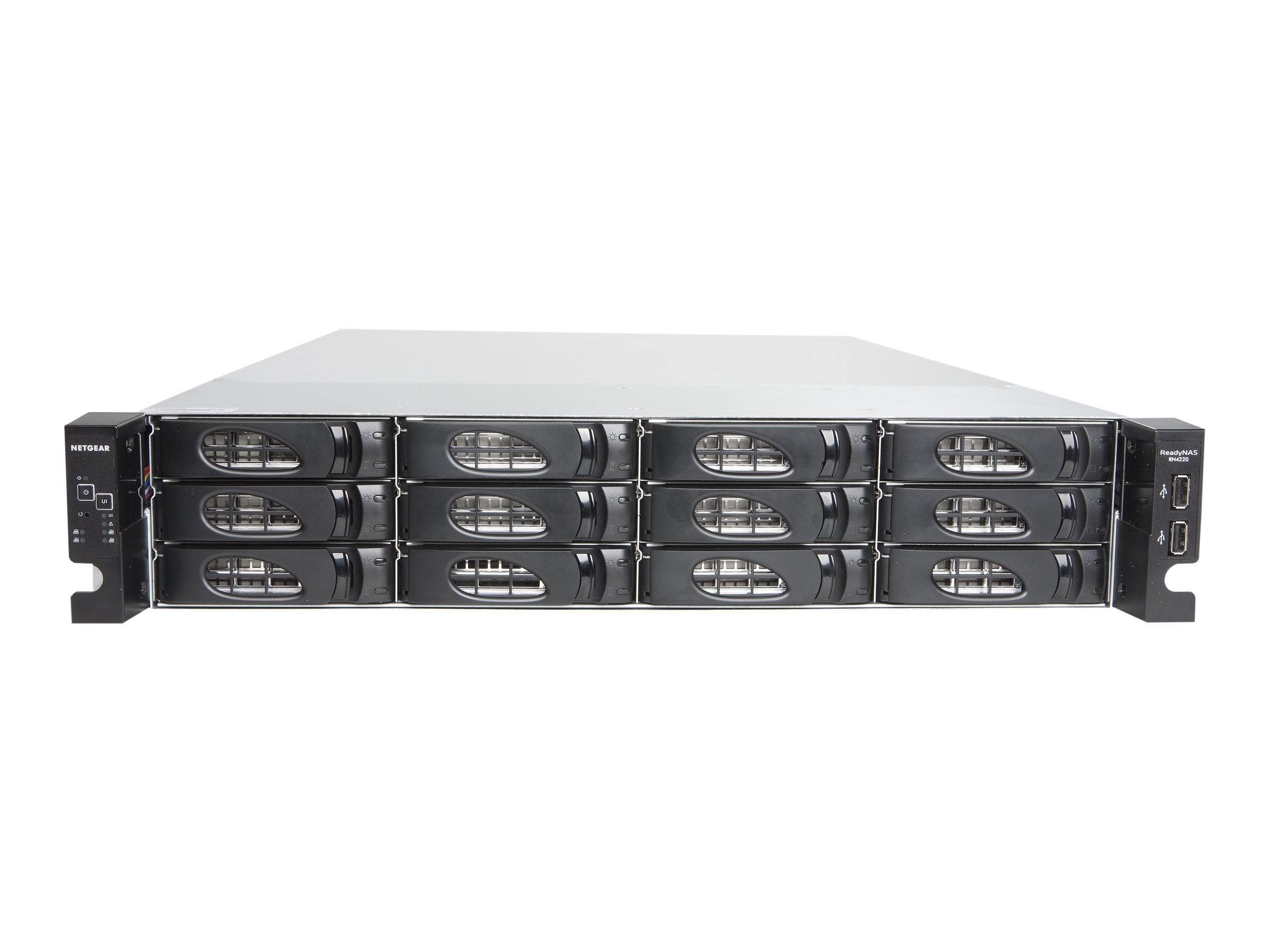 NETGEAR ReadyNAS 4220 Rackmount 2U 10G Rückansicht