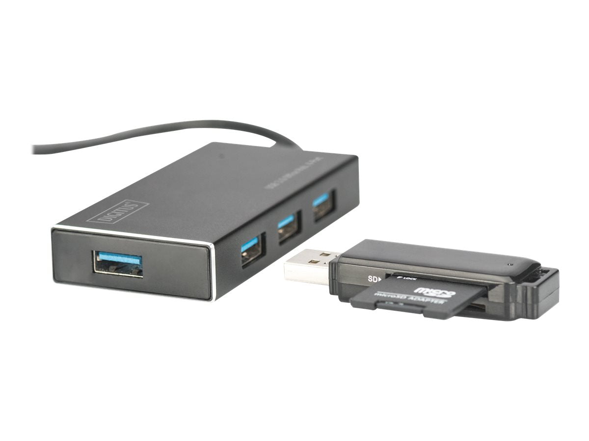 DIGITUS USB 3.0 Hub DA-70240-1 Vorderansicht
