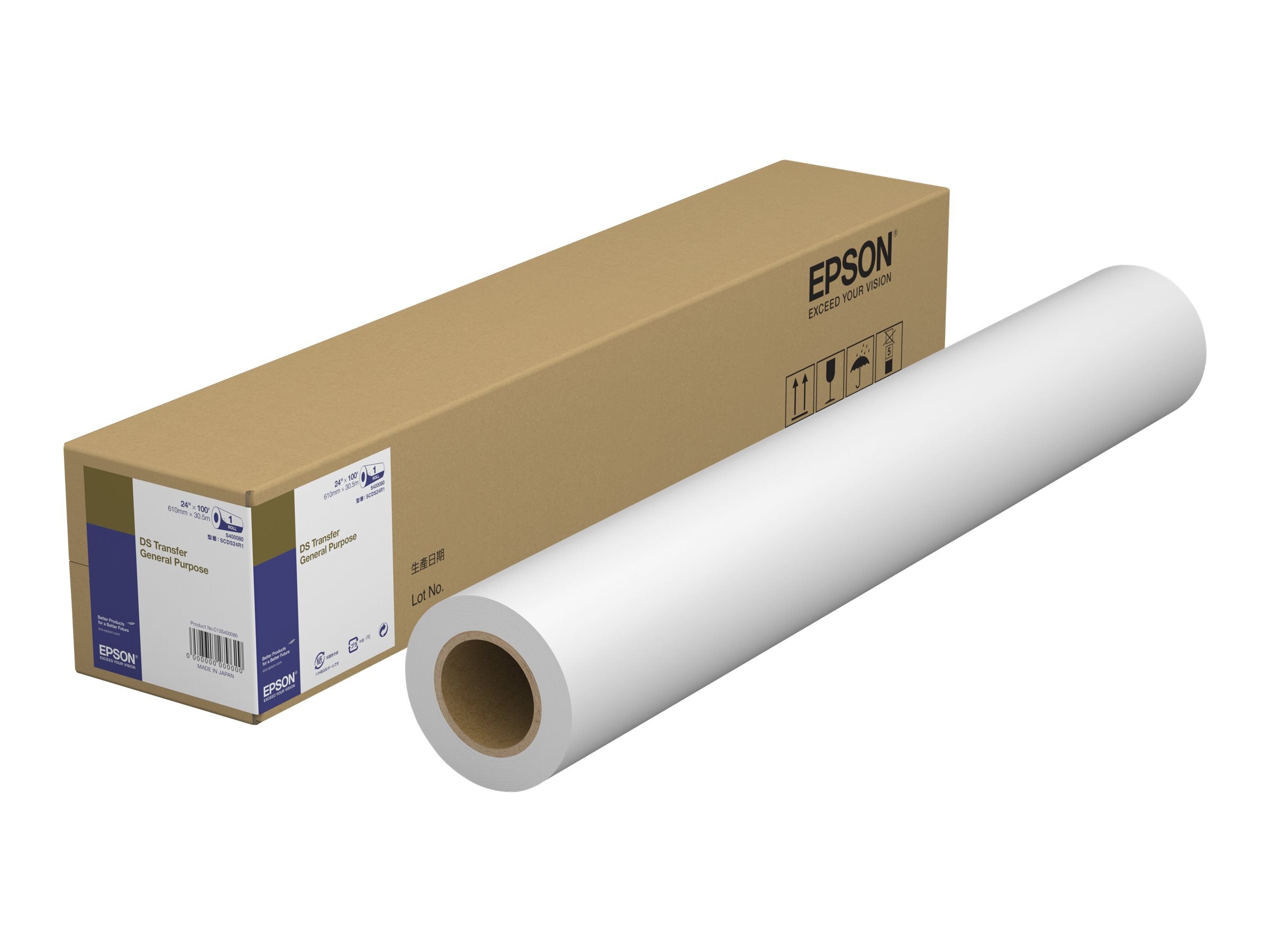 EPSON DS Transfer General Purpose 610 mm x 30,5 m Vorderansicht