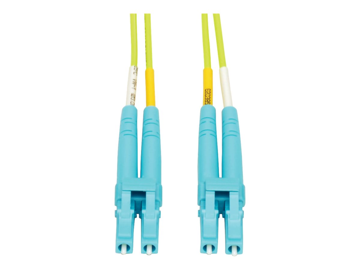 EATON TRIPPLITE 100G Duplex Multimode 50/125 OM5 LSZH Fiber Optic Cable Vorderansicht