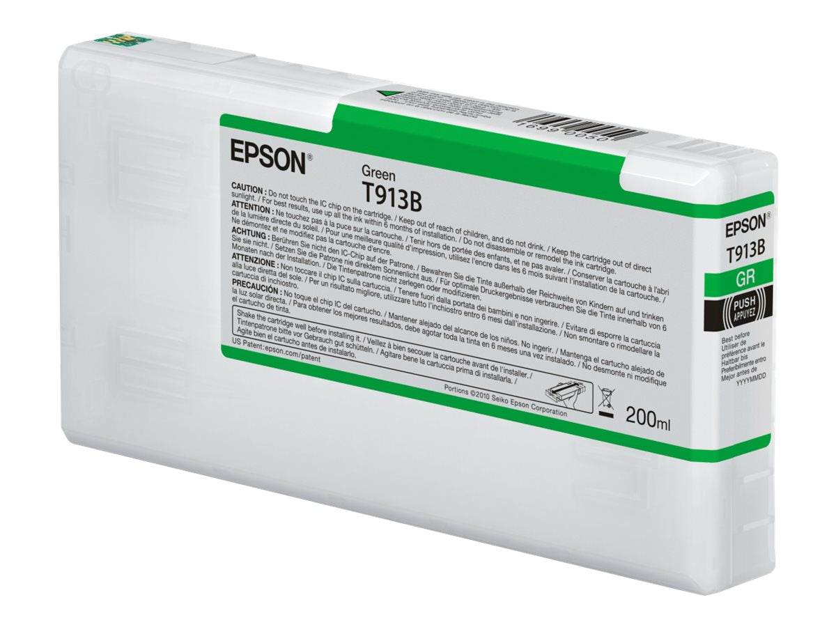 EPSON T913B Green Ink Cartridge 200ml Verpackung