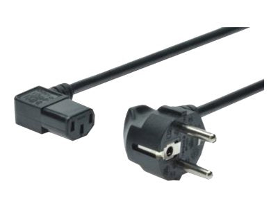 DIGITUS ASSMANN Netzanschlusskabel CEE 7/7 Typ-F - C13 90 Angle Vorderansicht