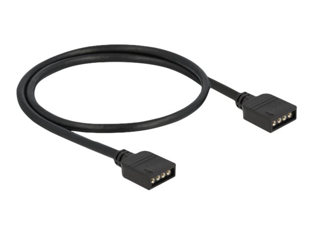 DELOCK RGB Anschlusskabel 4 Pin für 12V RGB LED Beleuchtung 30cm - Vorderansicht