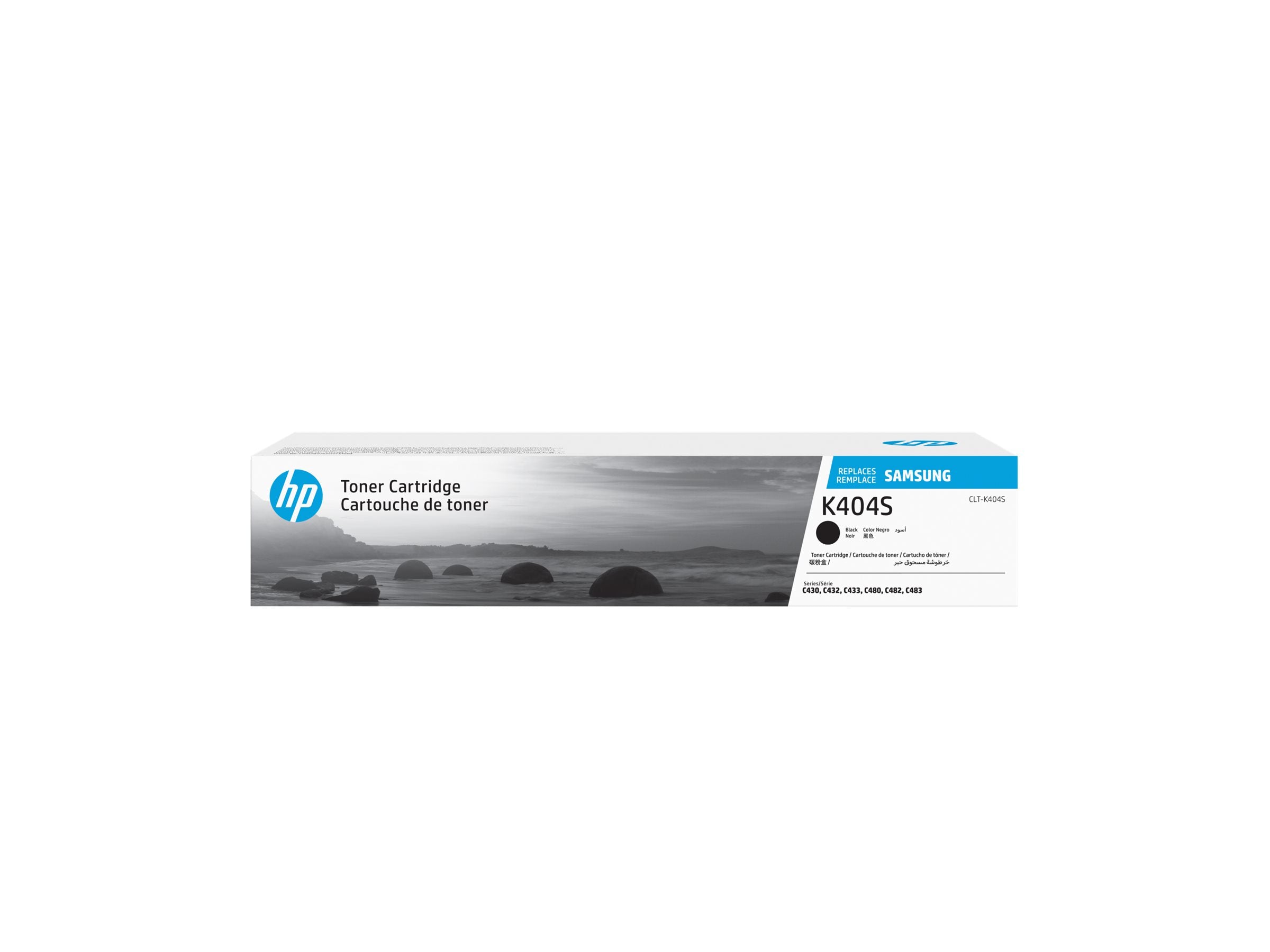 HP CLT-K404S Black Toner Cartridge Vorderansicht
