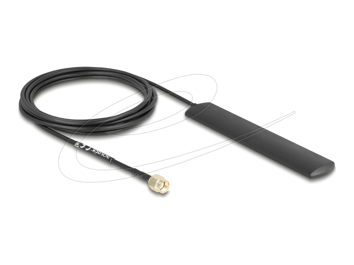 DELOCK WiFi 5,8 GHz Antenne RP-SMA Stecker Vorderansicht