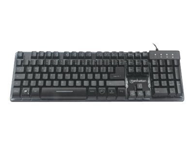 MANHATTAN USB-Gaming-Tastatur Vorderansicht