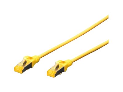 DIGITUS CAT 6A S-FTP Patchkabel Cu LSZH AWG 26/7 10 m Gelb - Vorderansicht