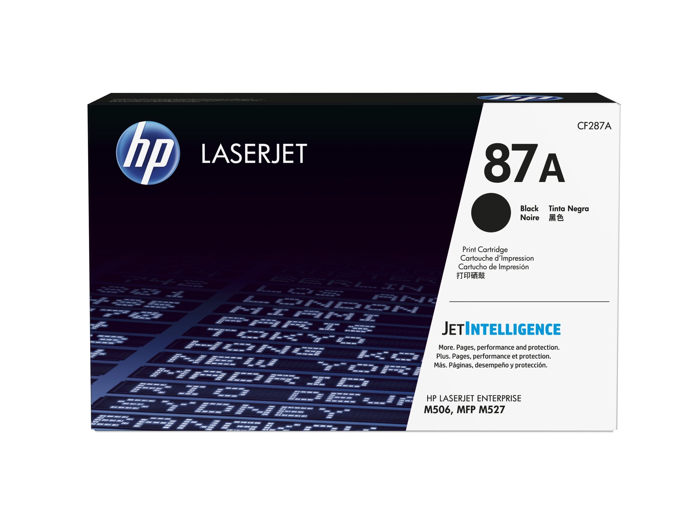HP original Toner cartridge CF287A black - Vorderansicht