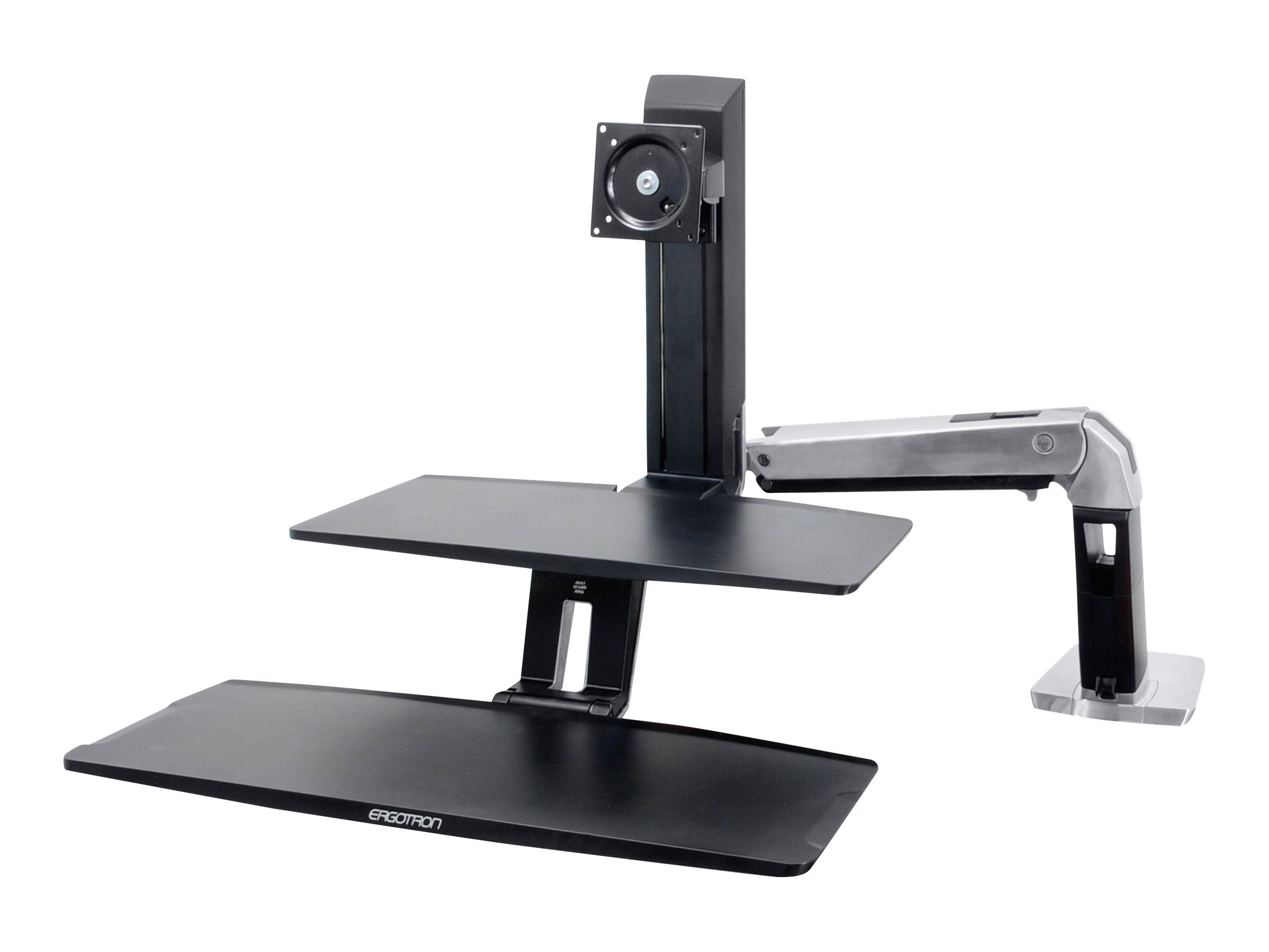 ERGOTRON WorkFit-A Stehender Tischwandler Vorderansicht