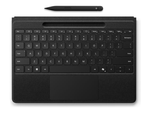 Vorderansicht des MICROSOFT Surface Pro Flex Keyboard mit Slim Pen