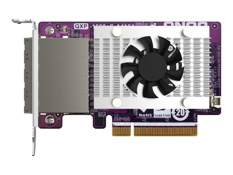 QNAP 4-port SFF-8088 SATA host bus adapter Detailansicht