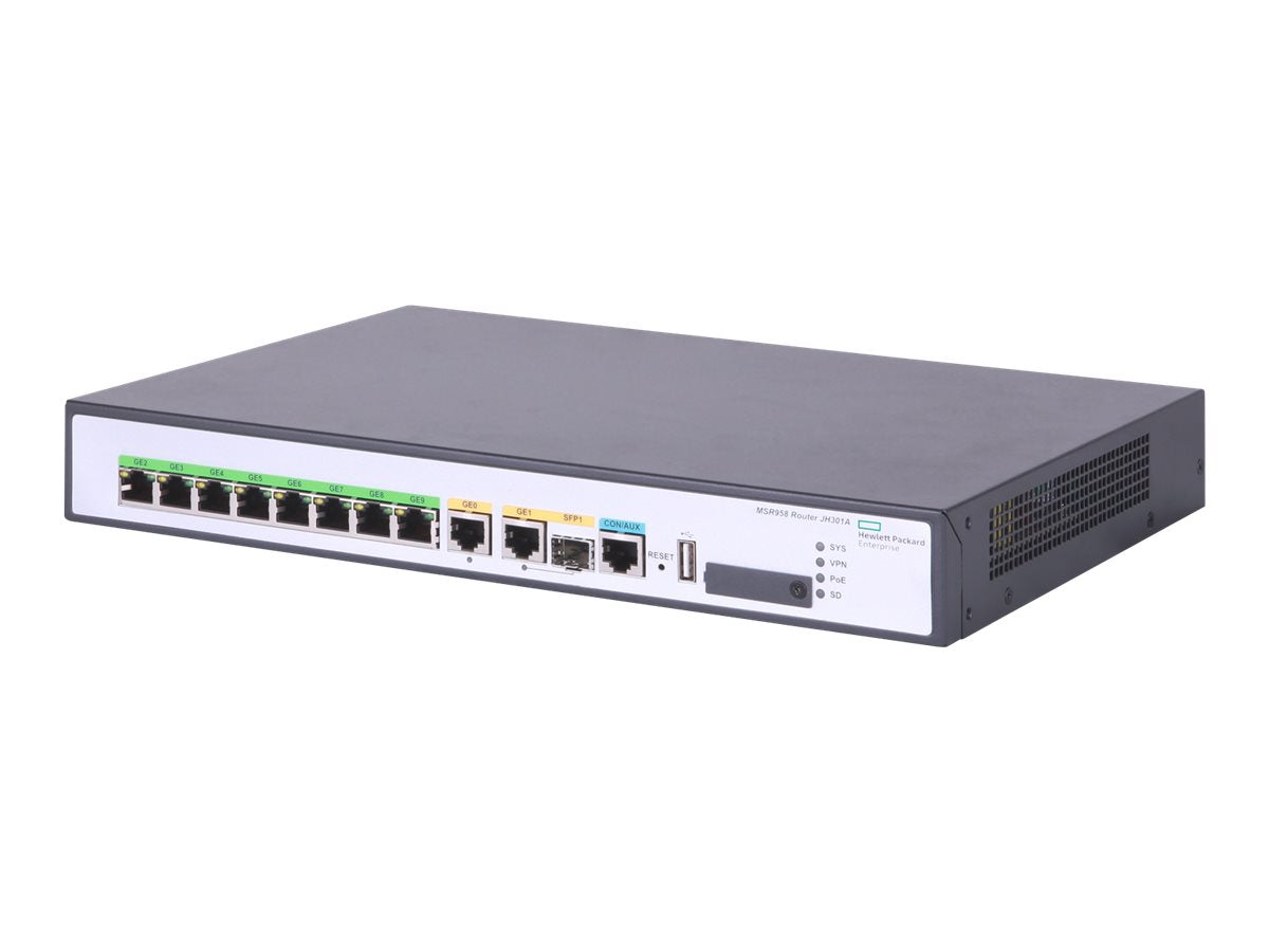 ARUBA HPE Router FlexNetwork MSR958 Vorderansicht
