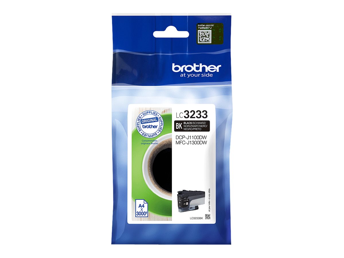 BROTHER LC-3233BK Tintenpatrone Schwarz Verpackung