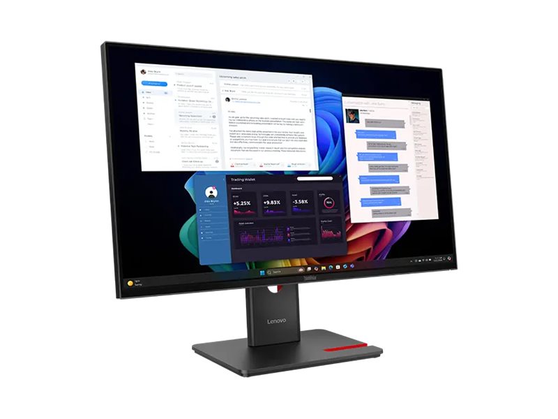LENOVO ThinkVision T27UD-40 Monitor Seitenansicht