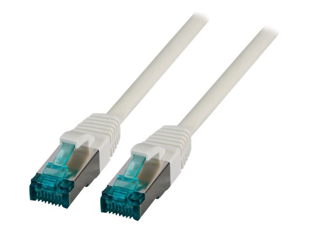 EFB RJ45 Patchkabel S/FTP Cat6A LSZH Grau 5m - Vorderansicht